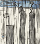 Louise Bourgeois. Plate 9 of 9, from the illustrated book, He Disappeared into Complete Silence, second edition. 1995-2003