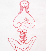 Louise Bourgeois. La Naus&eacute;e, plate 1 of 7, from the portfolio, La R&eacute;paration. 2001