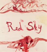 Louise Bourgeois. Untitled, no. 9 of 11, from the series, The Red Sky. 2009