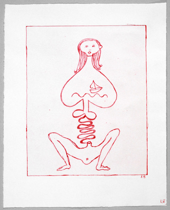 Louise Bourgeois. La Naus&eacute;e, plate 1 of 7, from the portfolio, La R&eacute;paration. 2001