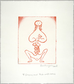Louise Bourgeois. La Naus&eacute;e, plate 1 of 7, from the portfolio, La R&eacute;paration. 2003