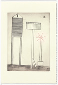 Louise Bourgeois. Plate 6 of 11, from the illustrated book, He Disappeared into Complete Silence, second edition. 1995-2003