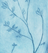Louise Bourgeois. Untitled (Three Branches with Offshoots), in Les Arbres (6), from the editioned series of portfolios, Les Arbres (1-6). 2004