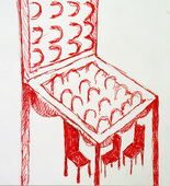 Louise Bourgeois. Le P&egrave;re et les 3 Fils. 1998