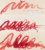 Louise Bourgeois. Untitled, no. 11 of 11, from the series, The Red Sky. 2009