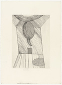Louise Bourgeois. Untitled, plate 10 of 11, from the illustrated book, He Disappeared into Complete Silence, second edition. 1995