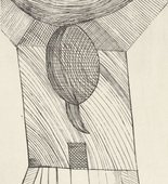 Louise Bourgeois. Untitled, plate 10 of 11, from the illustrated book, He Disappeared into Complete Silence, second edition. 1995