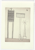 Louise Bourgeois. Plate 6 of 11, from the illustrated book, He Disappeared into Complete Silence, second edition. 1995-2003