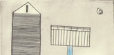 Louise Bourgeois. Plate 6 of 11, from the illustrated book, He Disappeared into Complete Silence, second edition. 1995-2003