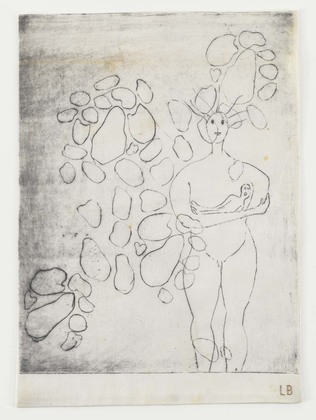 Louise Bourgeois. Mother and Child, state II of II, variant. 2007