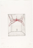 Louise Bourgeois. Spider, plate 11 of 11, from the illustrated book, He Disappeared into Complete Silence, second edition. 2001
