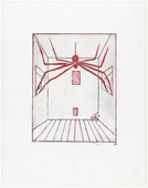 Louise Bourgeois. Spider, plate 11 of 11, from the illustrated book, He Disappeared into Complete Silence, second edition. 2001