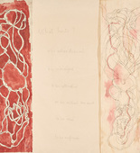 Louise Bourgeois. Untitled, no. 1 of 2, from the series, What Hurts. 2007