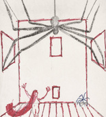Louise Bourgeois. Spider, plate 11 of 11, from the illustrated book, He Disappeared into Complete Silence, second edition. 2001