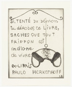 Louise Bourgeois. Ex Libris (for Paulo Herkenhoff). 2002