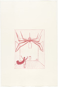 Louise Bourgeois. Spider, plate 11 of 11, from the illustrated book, He Disappeared into Complete Silence, second edition. 2001