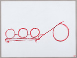 Louise Bourgeois. Le P&egrave;re en Balade avec les Trois Fils. 1998