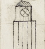 Louise Bourgeois. Plate 1 of 9, from the illustrated book, He Disappeared into Complete Silence. 1946-1947