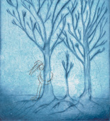 Louise Bourgeois. Untitled (Three Trees), from the editioned series of portfolios, Les Arbres (1-6). 2004