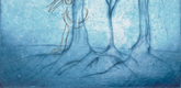 Louise Bourgeois. Untitled (Three Trees), from the editioned series of portfolios, Les Arbres (1-6). 2004