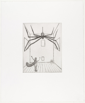 Louise Bourgeois. Spider, plate 11 of 11, from the illustrated book, He Disappeared into Complete Silence, second edition. 2001