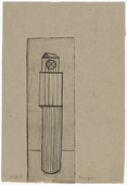 Louise Bourgeois. Plate 1 of 9, from the illustrated book, He Disappeared into Complete Silence. 1946-1947