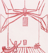 Louise Bourgeois. Spider, plate 11 of 11, from the illustrated book, He Disappeared into Complete Silence, second edition. 2001