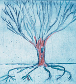 Louise Bourgeois. Untitled (Wide Tree), from the editioned series of portfolios, Les Arbres (1-6). 2004