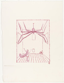 Louise Bourgeois. Spider, plate 11 of 11, from the illustrated book, He Disappeared into Complete Silence, second edition. 2001-2002