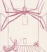 Louise Bourgeois. Spider, plate 11 of 11, from the illustrated book, He Disappeared into Complete Silence, second edition. 2001-2002