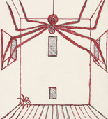 Louise Bourgeois. Spider, plate 11 of 11, from the illustrated book, He Disappeared into Complete Silence, second edition. 2001-2002