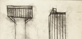 Louise Bourgeois. Plate 2 of 9, from the illustrated book, He Disappeared into Complete Silence. 1946-1947
