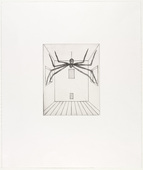 Louise Bourgeois. Spider, plate 11 of 11, from the illustrated book, He Disappeared into Complete Silence, second edition. 2001-2002