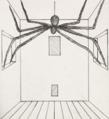 Louise Bourgeois. Spider, plate 11 of 11, from the illustrated book, He Disappeared into Complete Silence, second edition. 2001-2002