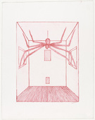 Louise Bourgeois. Spider, plate 11 of 11, from the illustrated book, He Disappeared into Complete Silence, second edition. 2001-2002