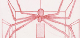 Louise Bourgeois. Spider, plate 11 of 11, from the illustrated book, He Disappeared into Complete Silence, second edition. 2001-2002
