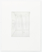 Louise Bourgeois. Plate 8 of 11, from the illustrated book, He Disappeared into Complete Silence, second edition. 1995