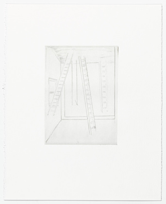 Louise Bourgeois. Plate 8 of 11, from the illustrated book, He Disappeared into Complete Silence, second edition. 1995