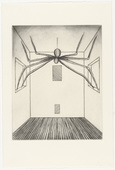 Louise Bourgeois. Spider, plate 11 of 11, from the illustrated book, He Disappeared into Complete Silence, second edition. 2001-2002