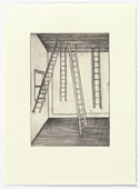 Louise Bourgeois. Plate 8 of 11, from the illustrated book, He Disappeared into Complete Silence, second edition. 1995