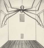 Louise Bourgeois. Spider, plate 11 of 11, from the illustrated book, He Disappeared into Complete Silence, second edition. 2001-2002
