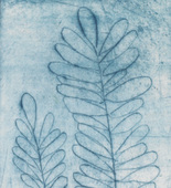 Louise Bourgeois. Untitled (Two Branches), in Les Arbres (4), from the editioned series of portfolios, Les Arbres (1-6). 2004