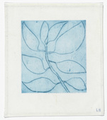 Louise Bourgeois. Untitled (Branch with Eight Leaves), in Les Arbres (2), from the editioned series of portfolios, Les Arbres (1-6). 2004