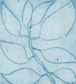 Louise Bourgeois. Untitled (Branch with Eight Leaves), in Les Arbres (2), from the editioned series of portfolios, Les Arbres (1-6). 2004