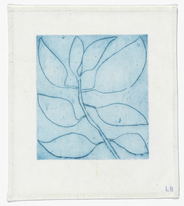 Louise Bourgeois. Untitled (Branch with Eight Leaves), in Les Arbres (2), from the editioned series of portfolios, Les Arbres (1-6). 2004