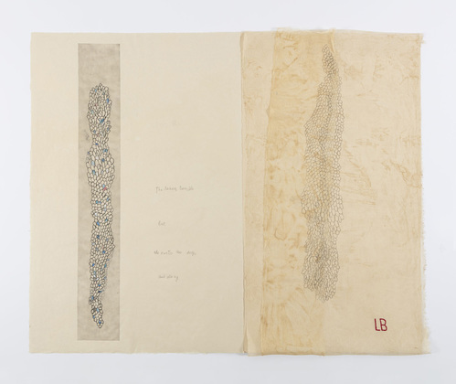 Louise Bourgeois. Untitled, no. 2 of 3, from the series, Evening of My Life. 2007