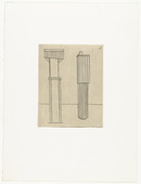 Louise Bourgeois. Plate 2 of 11, from the illustrated book, He Disappeared into Complete Silence, second edition. 1990; reprinted 1993