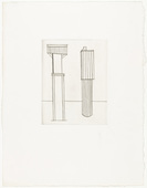 Louise Bourgeois. Plate 2 of 11, from the illustrated book, He Disappeared into Complete Silence, second edition. 1990; reprinted 1993