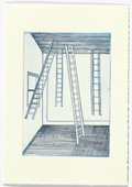 Louise Bourgeois. Plate 8 of 11, from the illustrated book, He Disappeared into Complete Silence, second edition. 1997-2003