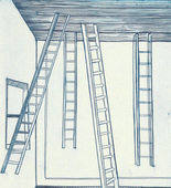 Louise Bourgeois. Plate 8 of 11, from the illustrated book, He Disappeared into Complete Silence, second edition. 1997-2003